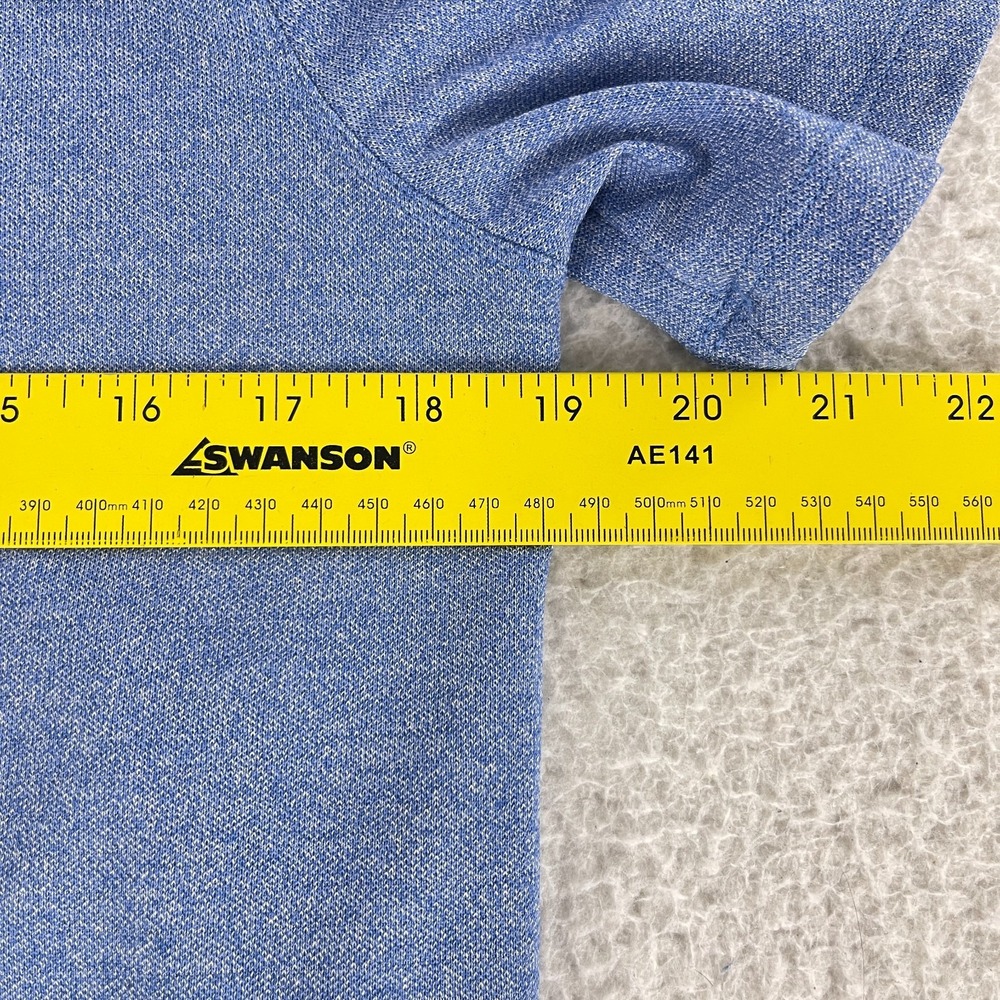 Lululemon Evolution Polo Shirt Mens Small Blue Short Sleeve Casual Golf Active - Picture 6 of 11
